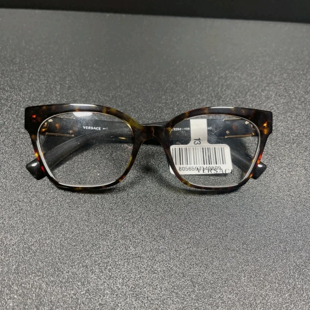 NWT! Versace Italy B Mod 3294 53[]18-140 Brown Eyeglasses / Frames MF